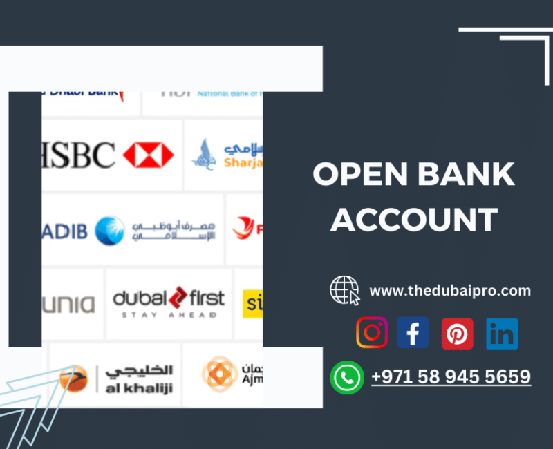 open bank account in dubai | the dubai pro