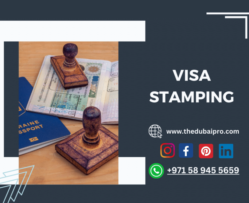 Dubai Visa stamping