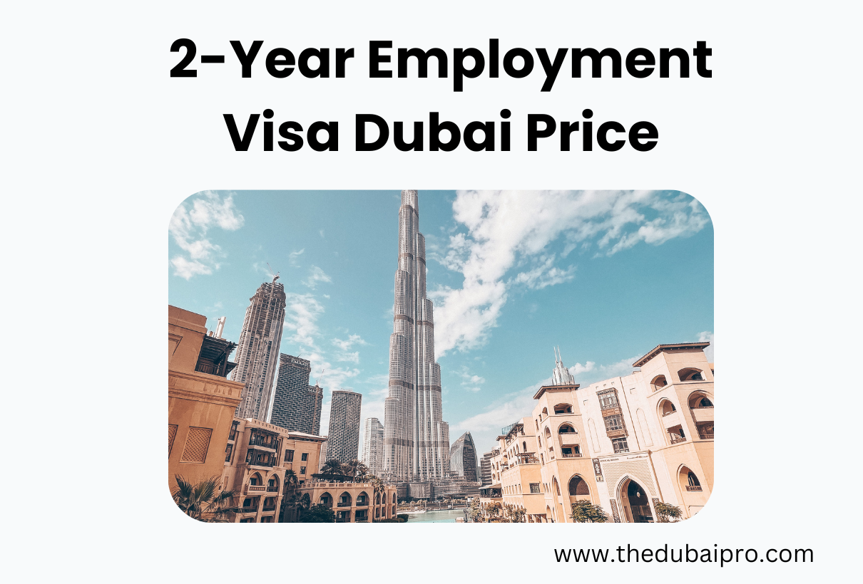 2-Year Employment Visa Dubai Price