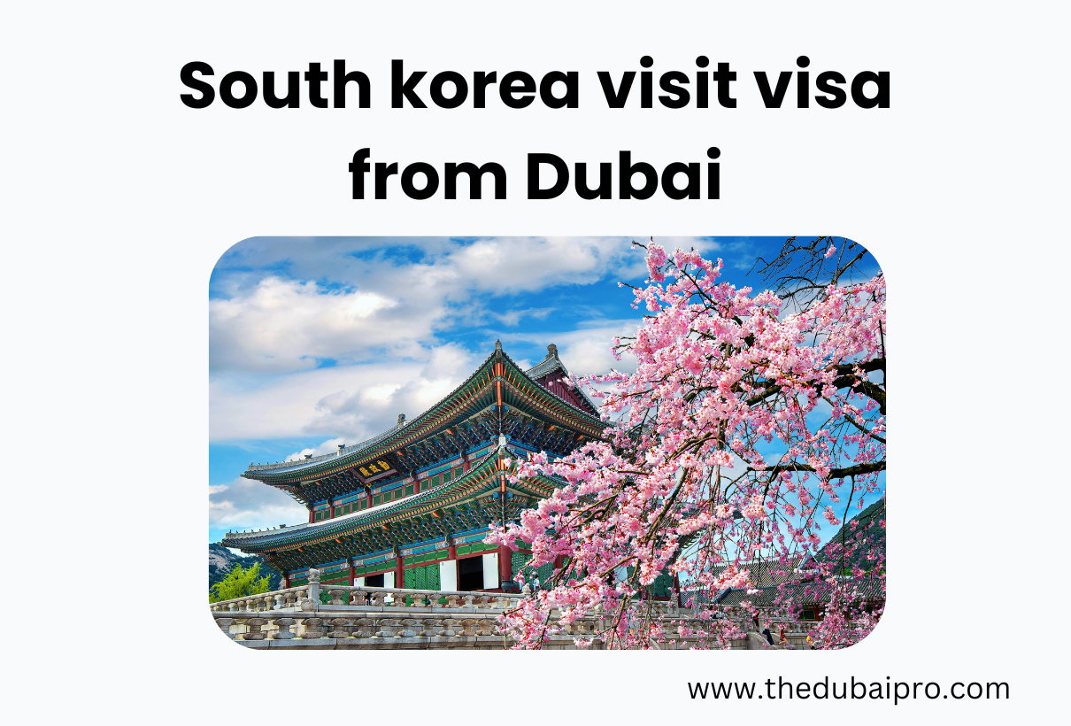 South korea visit visa from Dubai