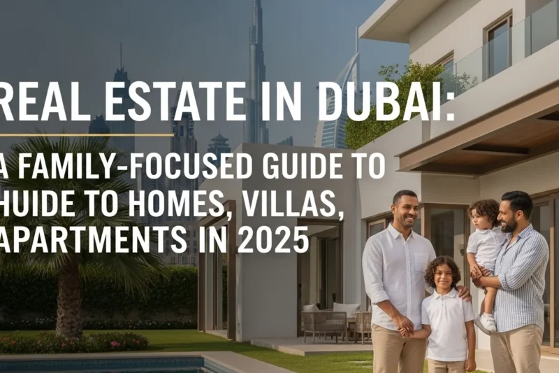 Real Estate in Dubai: A Family-Focused Guide to Homes, Villas, and Apartments in 2025