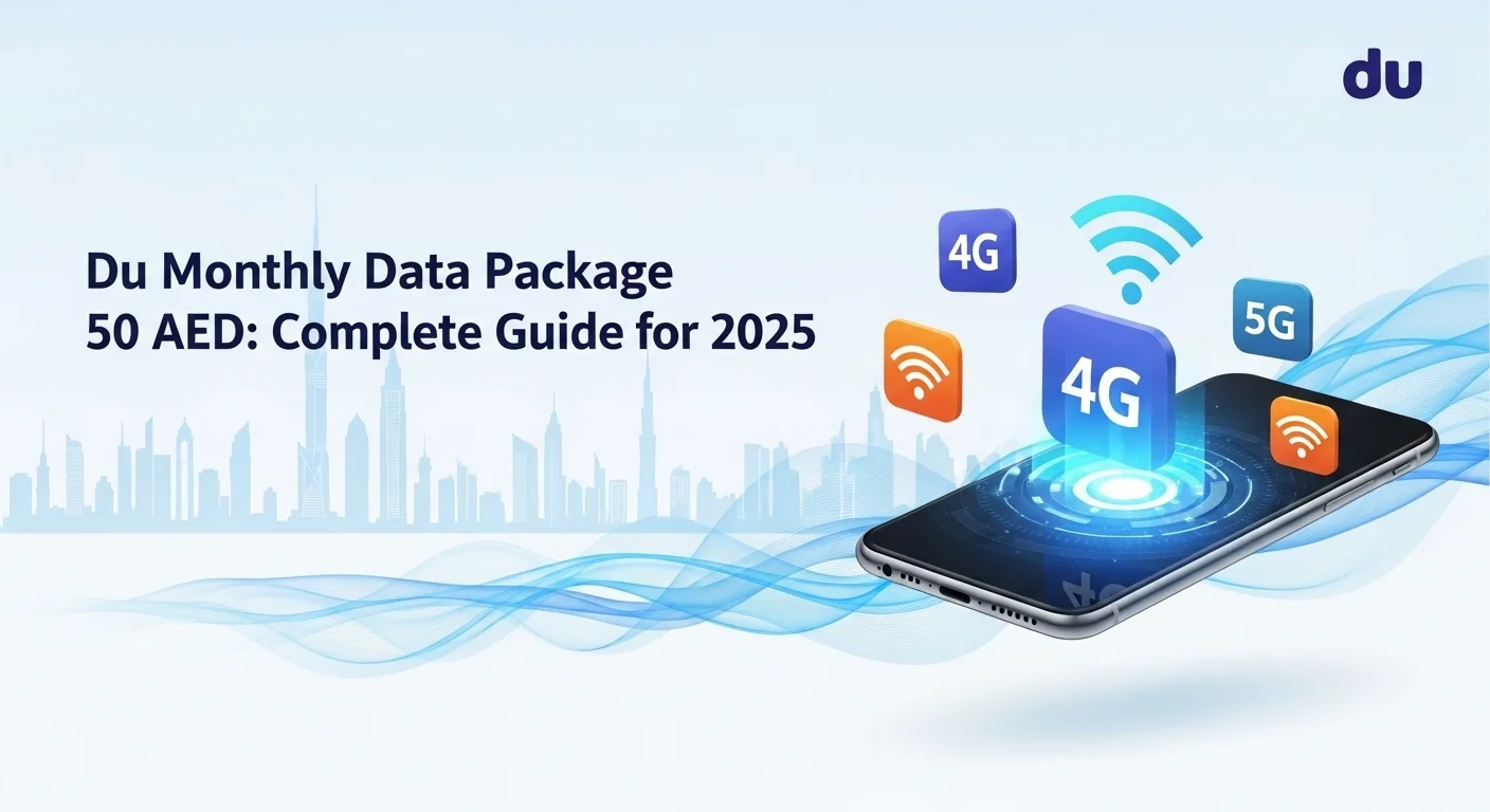 Du Monthly Data Package 50 AED 28GB