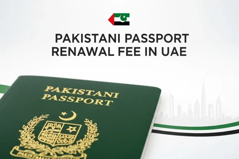 Pakistani Passport Renewal Fees in UAE