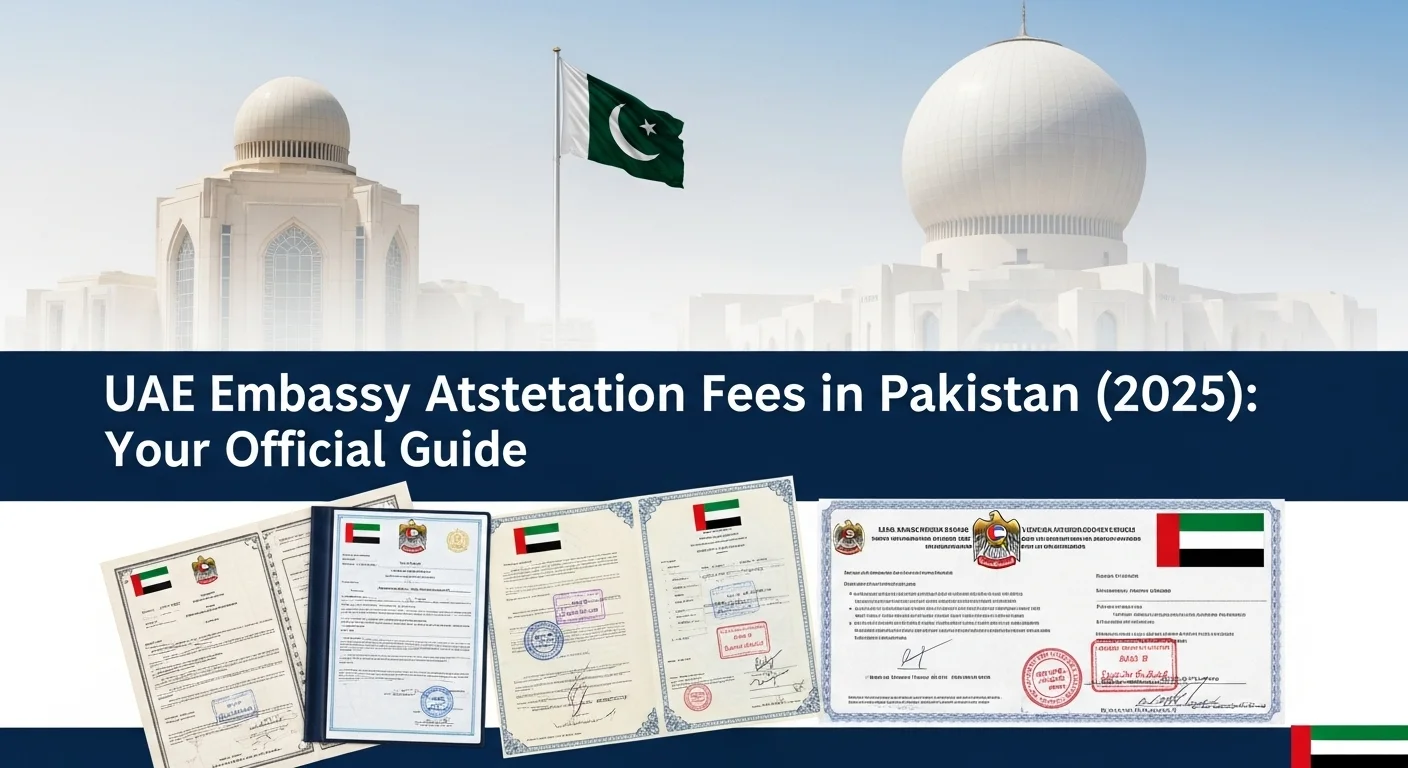 UAE Embassy Attestation Fees in Pakistan (2025): Your Official Guide