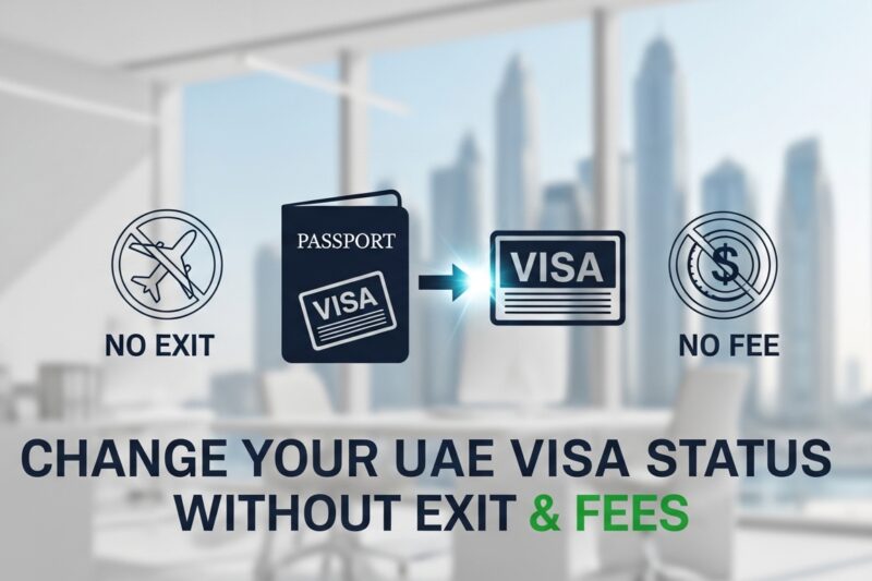 Changing Visa Status in UAE
