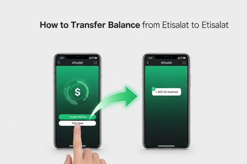 Transfer Balance from Etisalat to Etisalat