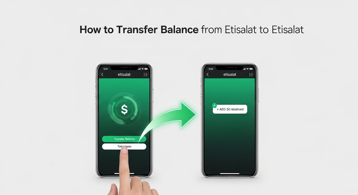 Transfer Balance from Etisalat to Etisalat