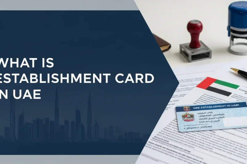 What is an Establishment Card in the UAE? A Complete Guide (2025)