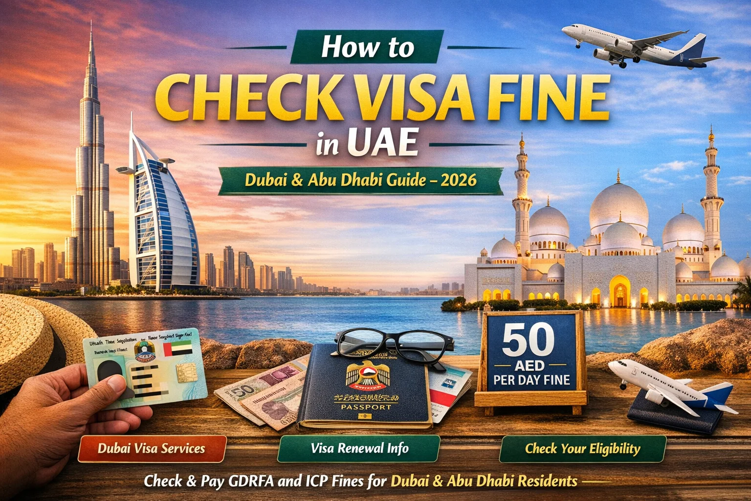 How to check visa fine in UAE – Dubai and Abu Dhabi guide