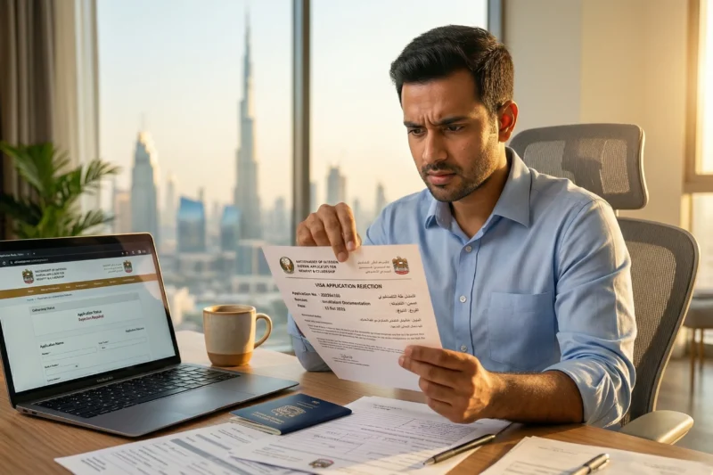 UAE visa rejected man reapplying with The Dubai Pro consultant in Dubai